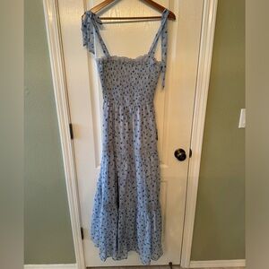 NWT Lulu’s Blue Midi Dress